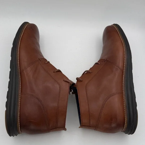 Cole Haan - men’s Original Grand Chukka boots Woodbury lace up leather shoes 11 - Picture 6 of 8